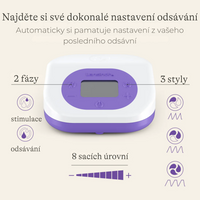 Lansinoh Dobíjitelná dvojitá elektrická odsávačka mateřského mléka