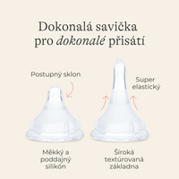 Lansinoh Skleněná kojenecká láhev s NaturalWave® savičkou pro správne přisátí