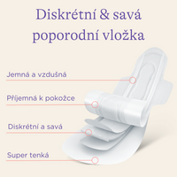 Lansinoh Diskrétní poporodní vložky s vysokou savostí M