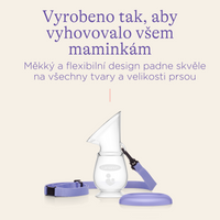 Lansinoh Silikonová odsávačka mateřského mléka kolektor