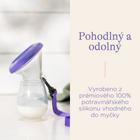Lansinoh Silikonová odsávačka mateřského mléka kolektor