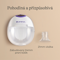 Lansinoh Handsfree odsávačka mateřského mléka