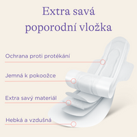 Lansinoh Extra savé poporodní vložky