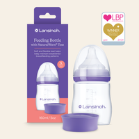 Lansinoh Kojenecká láhev s NaturalWave® savičkou 160ml