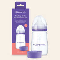 Lansinoh Kojenecká láhev s NaturalWave® savičkou 240ml