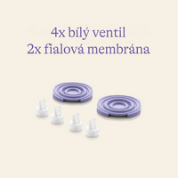 Set náhradních dílů k Lansinoh elektrické odsávačce