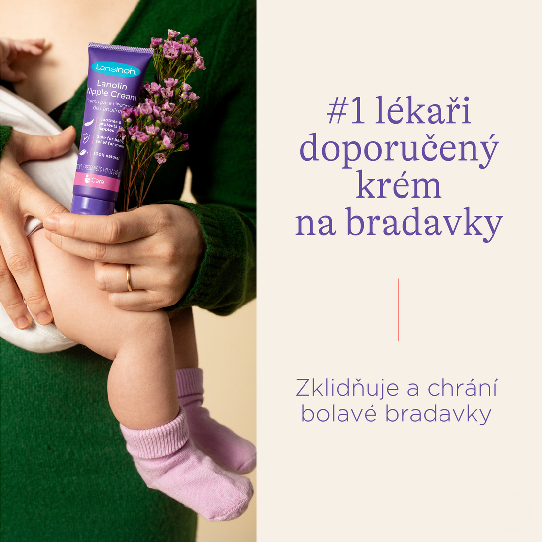 Lansinoh HPA® lanolinovy krem na bolestivé bradavky