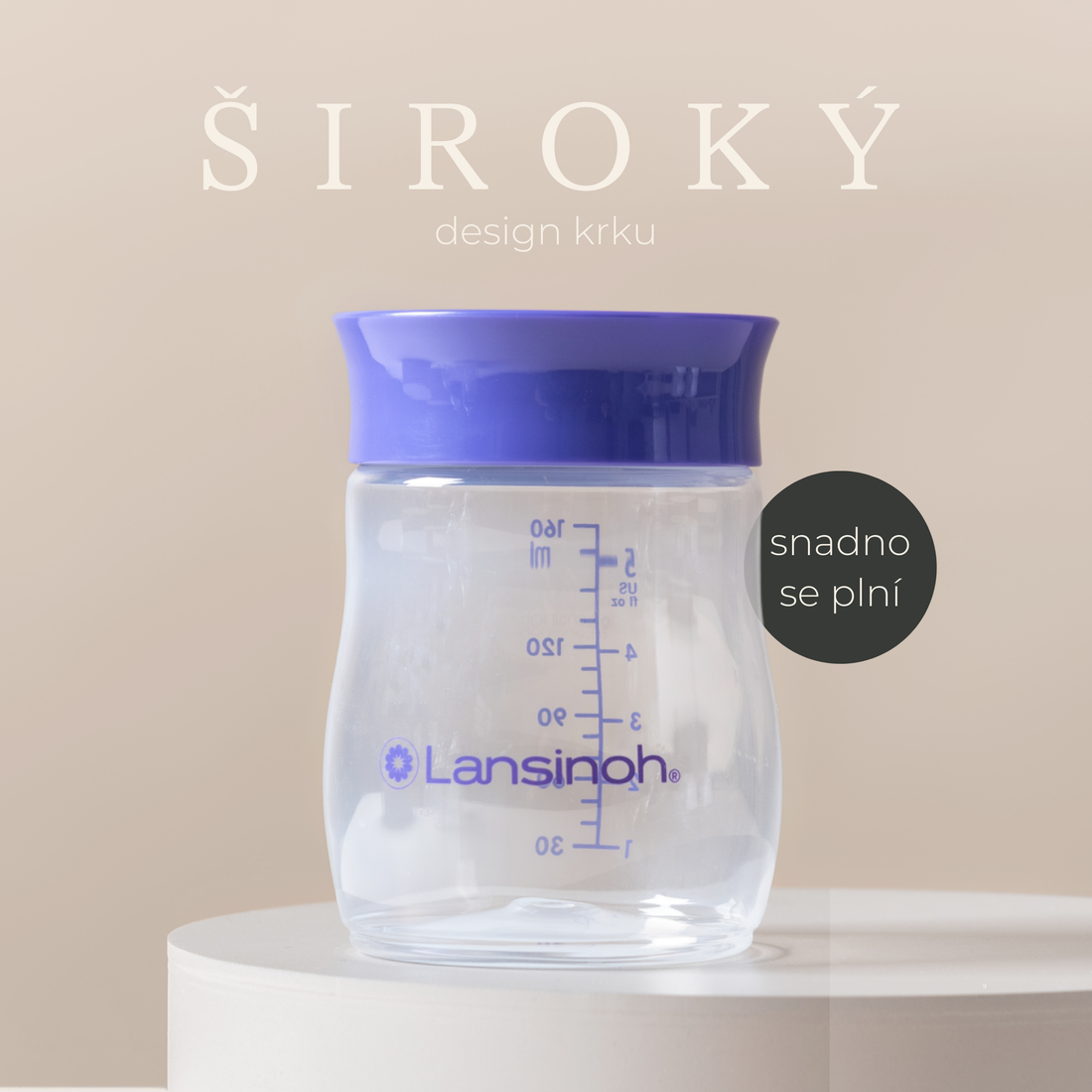 Lansinoh Láhve na uskladnění mateřského mléka 4ks