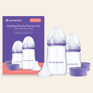 Lansinoh Startovací set kojeneckých lahví s NaturalWave®  savičkou