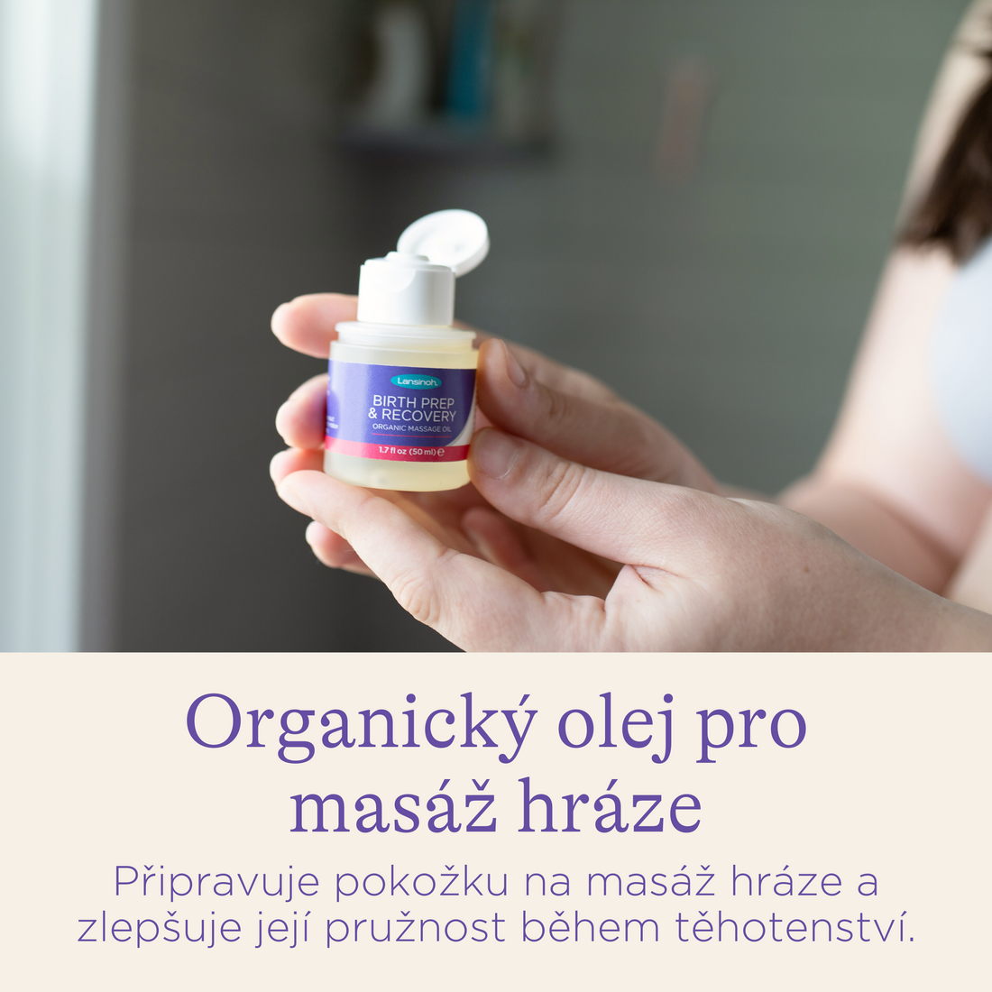 Lansinoh Organický olej pro masáž hráze